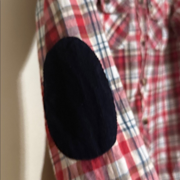 Superdry Black and Red Label flannel casual button down shirt women L festival - Picture 6 of 10